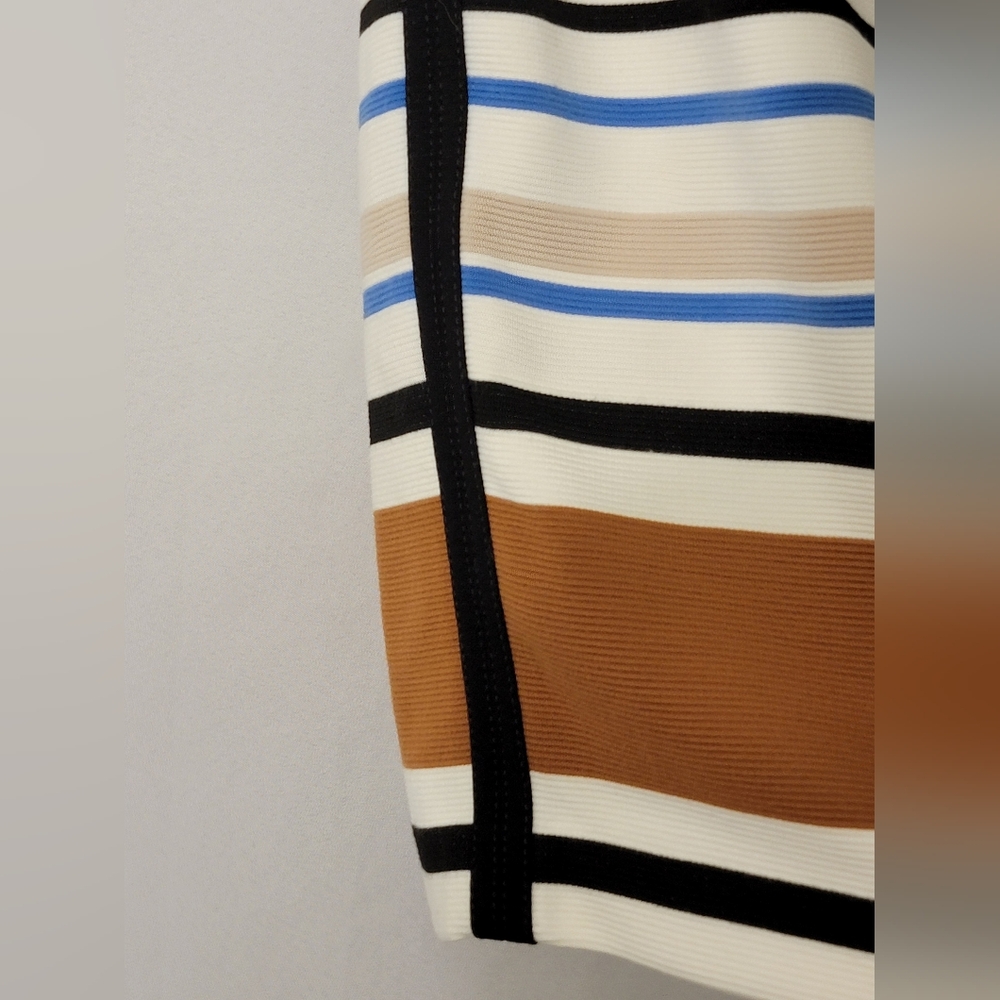 WHBM Striped Multicolor Pencil Skirt Size 0 - Picture 5 of 11